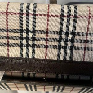 Burberry Canvas Brown Wallet